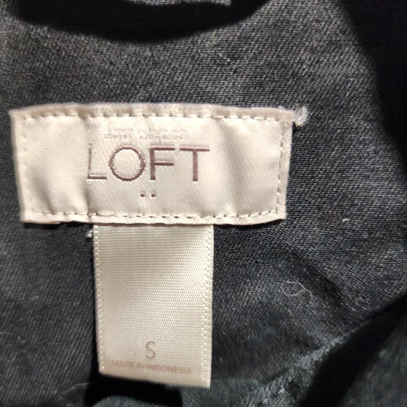 Woman Black Denim Jacket Talla S Hecho En Indonesia 97%cotton 3%spandex - Picture 2 of 7